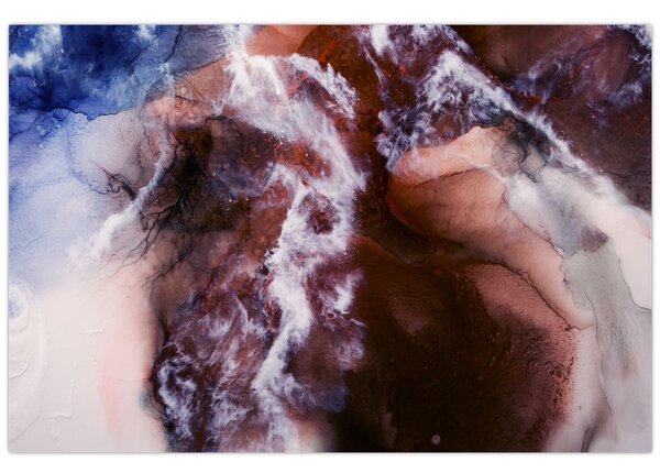 Tablou - Marmură violet N⁰3 (90x60 cm)