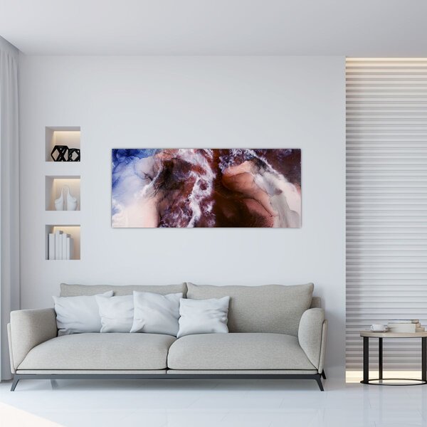 Tablou - Marmură violet N⁰3 (120x50 cm)