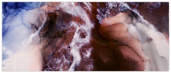 Tablou - Marmură violet N⁰3 (120x50 cm)