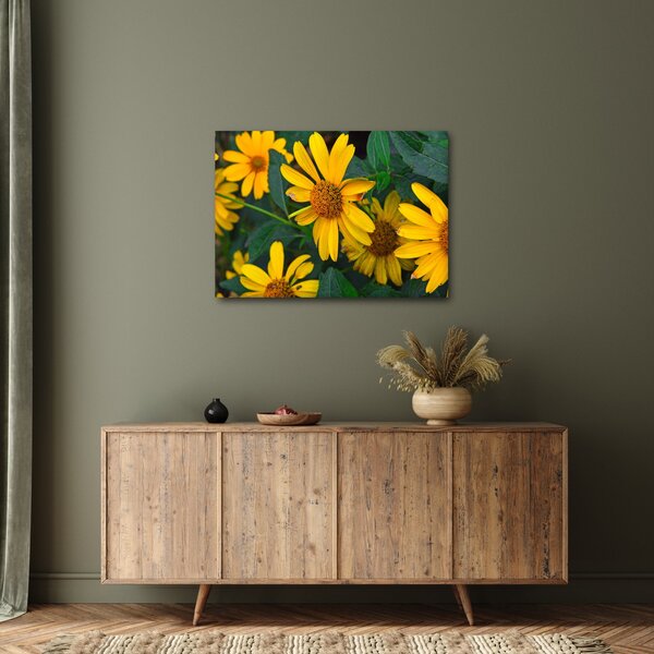 Tablou cu flori galbene (70x50 cm)
