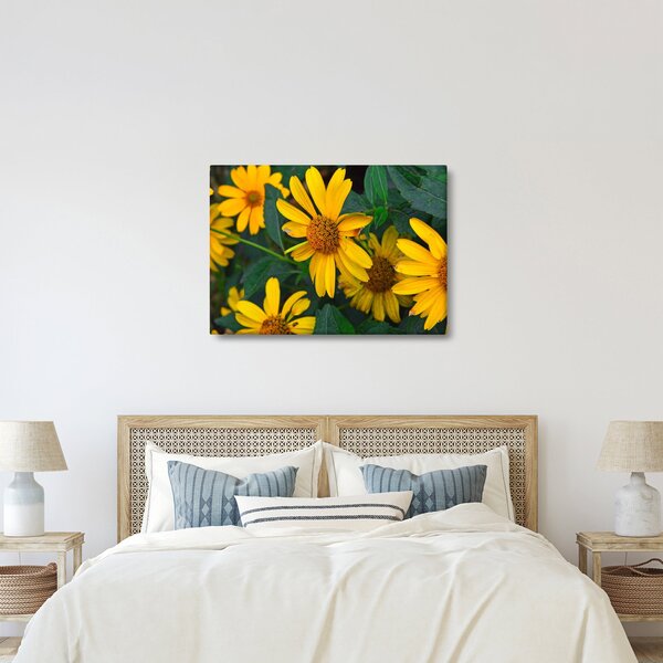 Tablou cu flori galbene (70x50 cm)