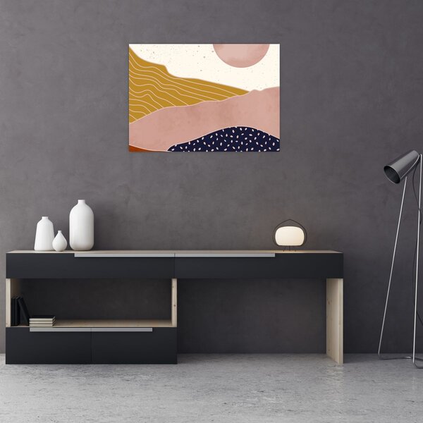 Tablou - Muntele de design Spacefrog N⁰3 (70x50 cm)