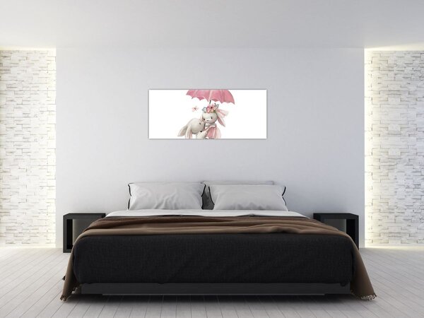 Tablou - Animăluț în acuarelă N⁰3 (120x50 cm)