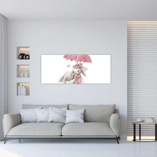 Tablou - Animăluț în acuarelă N⁰3 (120x50 cm)