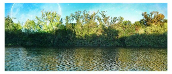 Tablou - lac (120x50 cm)
