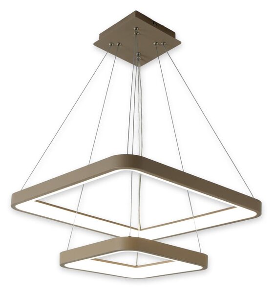 Brilagi - Lustră LED dimabilă pe cablu FALCON SLIM LED/78W/230V bej + telecomandă