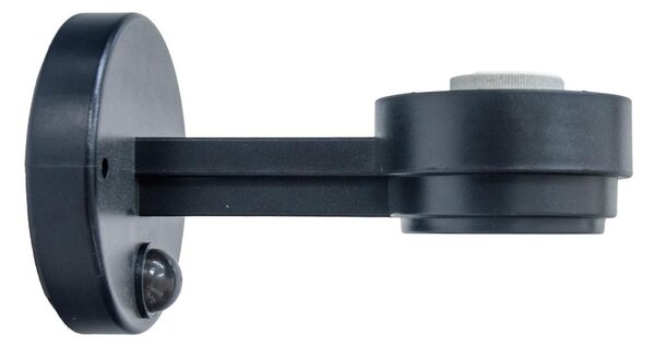 Brilagi - Braț de perete exterior cu senzor HARBOR ISLAND 1xE27/40W/230V IP33 negru