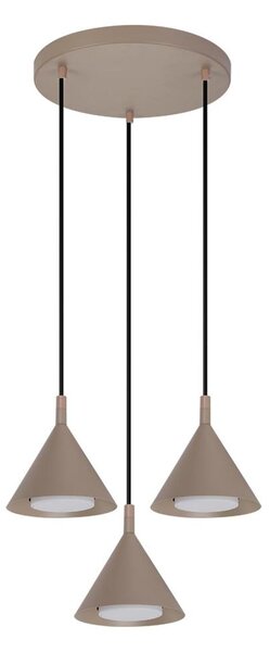Brilagi - Lustră pe cablu CONE TRIPLE ROUND 3xGX53/15W/230V bej