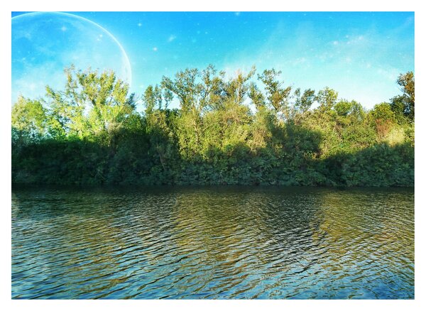 Tablou - lac (70x50 cm)