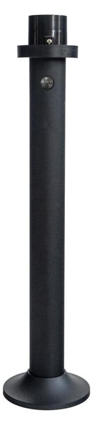 Brilagi - Stâlp pentru lampă de exterior cu senzor HARBOR 1xE27/40W/230V 90 cm IP33 negru
