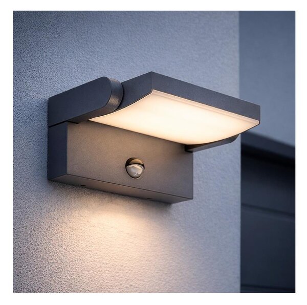 Brilagi - LED Aplica de perete pentru exterior ANKLE LED/12W/230V IP65 negru