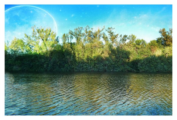 Tablou - lac (90x60 cm)