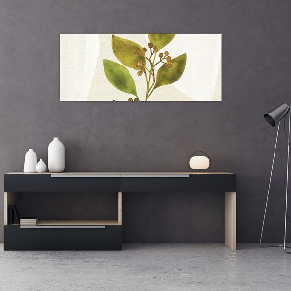 Tablou - Acuarelă ramură N⁰1 (120x50 cm)