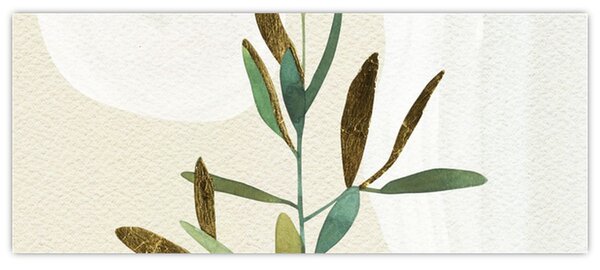 Tablou - Acuarelă ramură N⁰2 (120x50 cm)