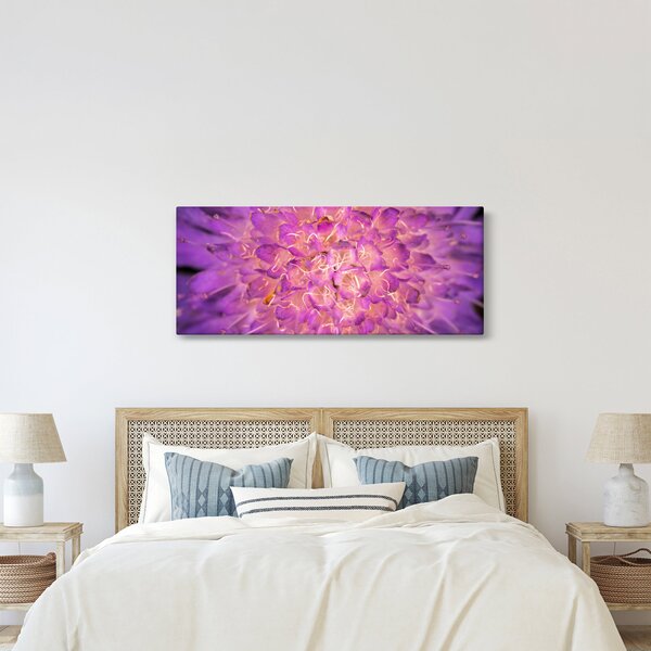 Tablou detailat cu floare (120x50 cm)