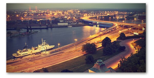Tablou sticlă Szczecin Polonia