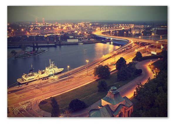Tablou sticlă Szczecin Polonia