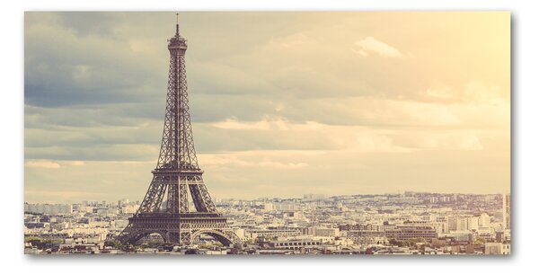 Tablou Printat Pe Sticlă Turnul Eiffel din Paris