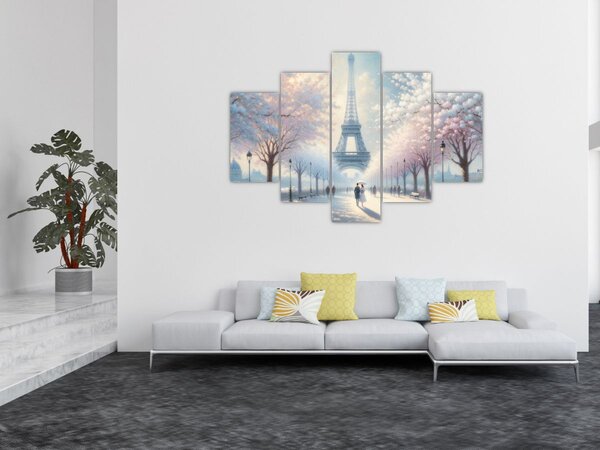 Tablou - Pictură din Paris (150x105 cm)