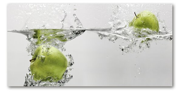 Imagine de sticlă Apple a sub apă