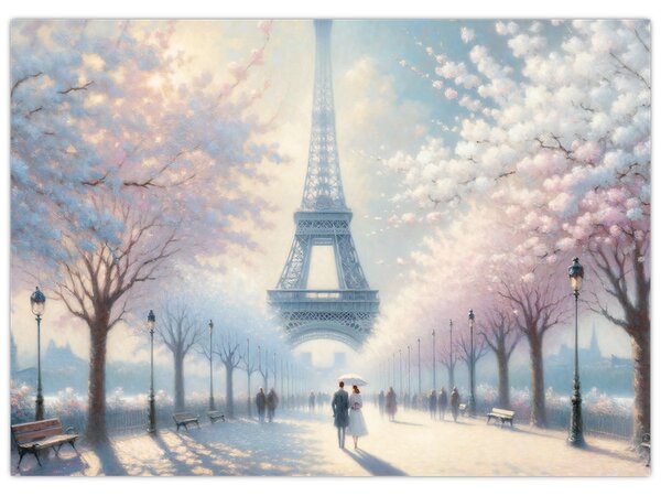 Tablou - Pictură din Paris (70x50 cm)