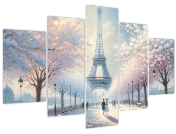 Tablou - Pictură din Paris (150x105 cm)