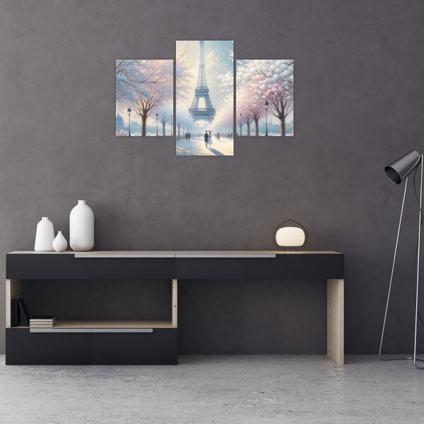 Tablou - Pictură din Paris (90x60 cm)