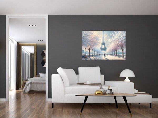 Tablou - Pictură din Paris (90x60 cm)