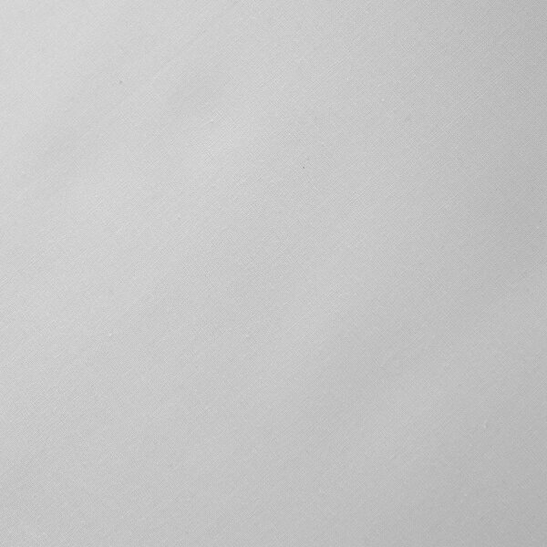 Cearceaf gri din bumbac percal cu elastic 185x200 cm Cotton Percale – Bianca