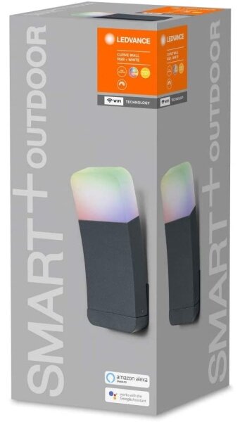 Ledvance - Aplica de exterior LED RGB SMART + CURVE LED/9W/230V IP44