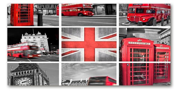 Imagine de sticlă colaj Londra