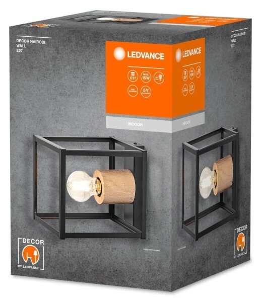Ledvance - Aplica de perete DECOR NAIROBI, 1 x E27, 15 W, 230 V