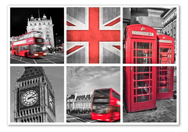 Imagine de sticlă colaj Londra