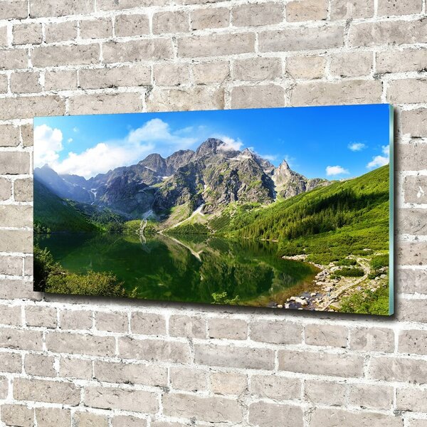 Tablou sticlă Marine ochi Tatry
