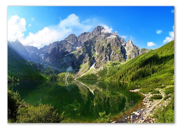 Tablou sticlă Marine ochi Tatry
