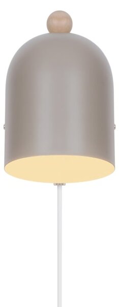 Nordlux - Aplică de perete tip spot GASTON 1xE27/15W/230V bej