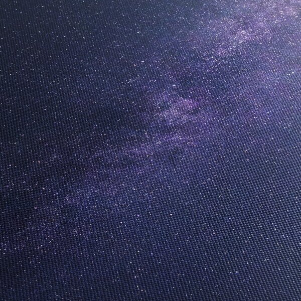 Tablou cu galaxie (cu ceas) (90x30 cm)
