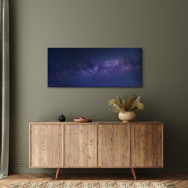 Tablou cu galaxie (120x50 cm)