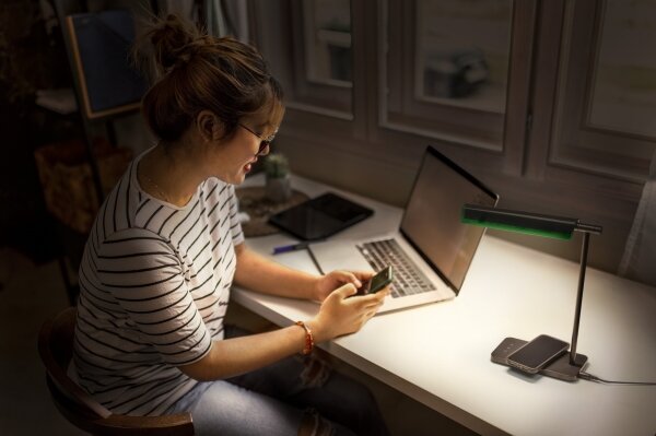 Osram - Lampă de birou LED dimabilă OFFICE LINE LED/19W/230V neagră