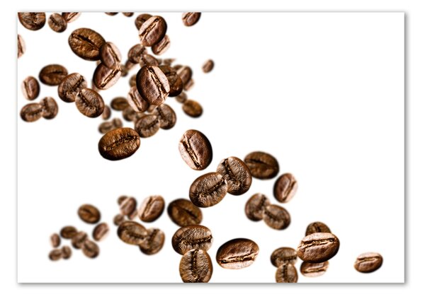 Tablou pe pe sticlă Boabe de cafea