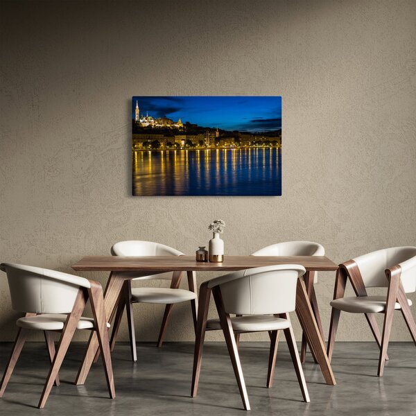 Tablou orașului nocturn (90x60 cm)
