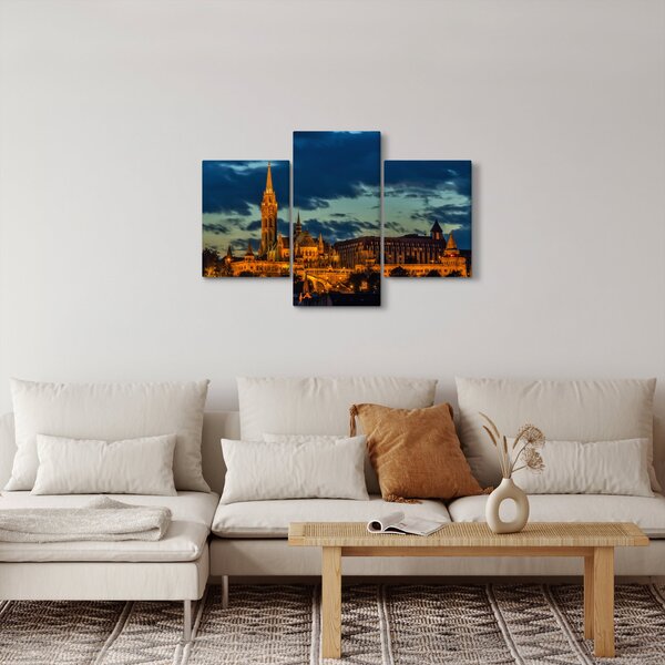 Tablou cu construcție iluminată (90x60 cm)