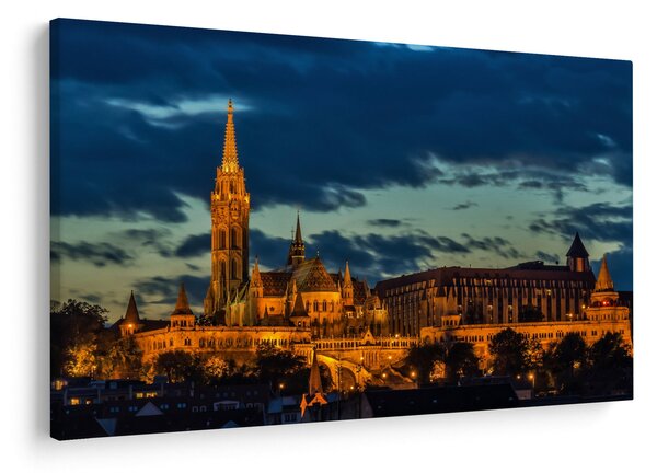 Tablou cu construcție iluminată (90x60 cm)