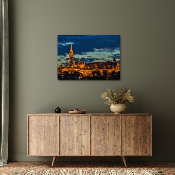 Tablou cu construcție iluminată (70x50 cm)