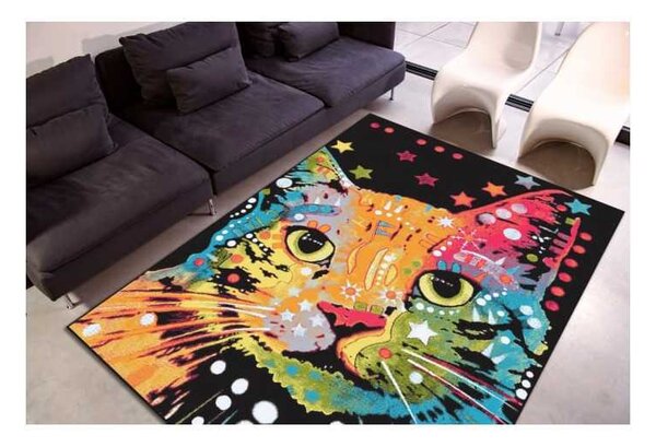 Covor Multicolor Pisica 11011 Selectează mărime: 120 X 170