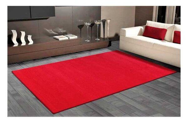 Covor rosu modern 11000-120 Selectează mărime: 160 X 230