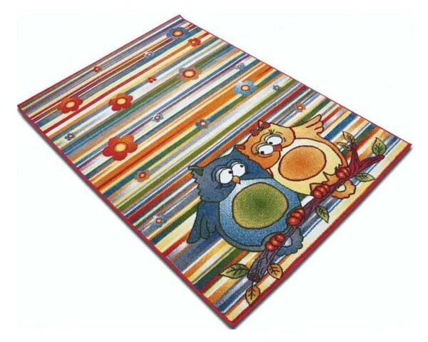 Covor Multicolor cu Bufnite Pentru Copii 11182-140 Selectează mărime: 160 X 230