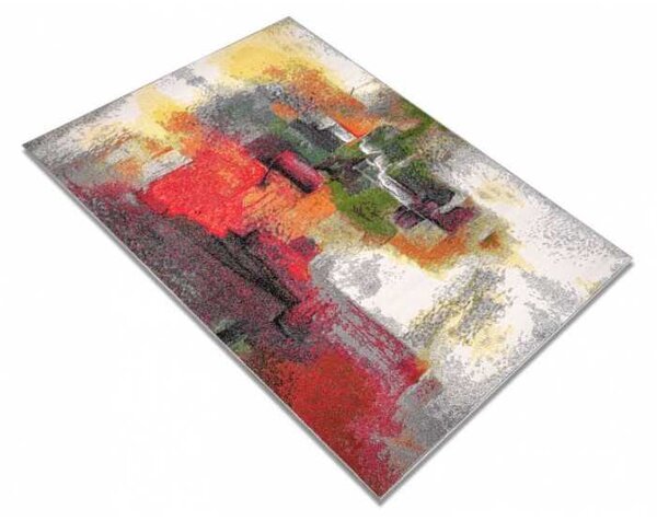 Covor Multicolor Abstract 11398 Selectează mărime: 080 X 150