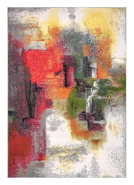 Covor Multicolor Abstract 11398 Selectează mărime: 080 X 150