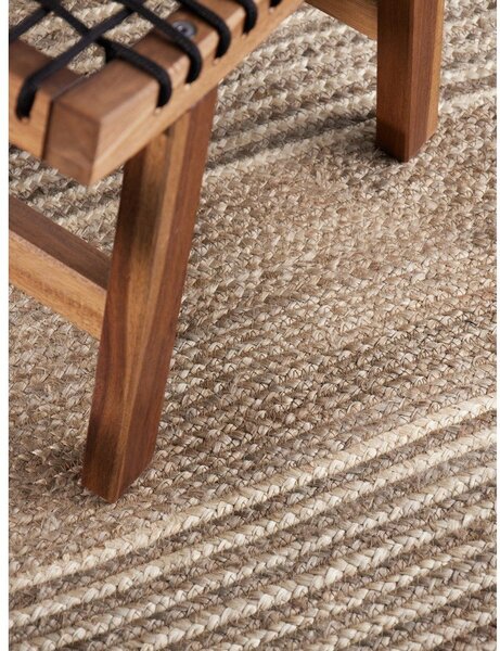 Covor tip traversă în culoare naturală deschisă/în culoare naturală închisă reversibil/țesut manual din iută 80x200 cm Juno – Hanse Home